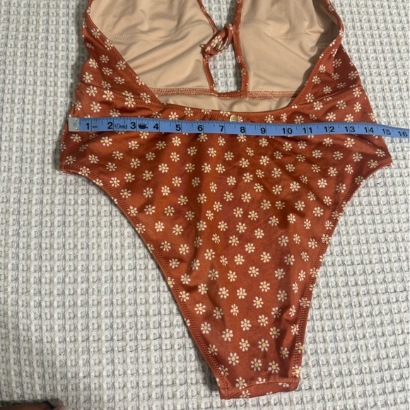 Victoria’s Secret Floral Orange Swimsuit - Picture 6 of 8